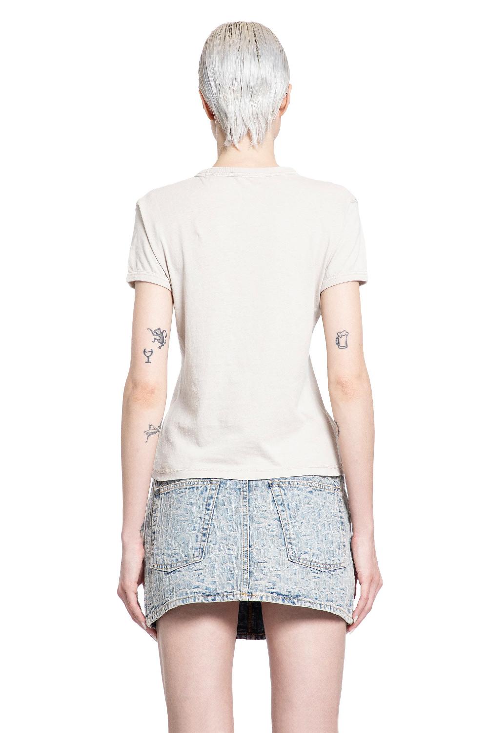 Antonioli ACNE STUDIOS WOMAN GREY T-SHIRTS & TANK TOPS Promozione Limitata