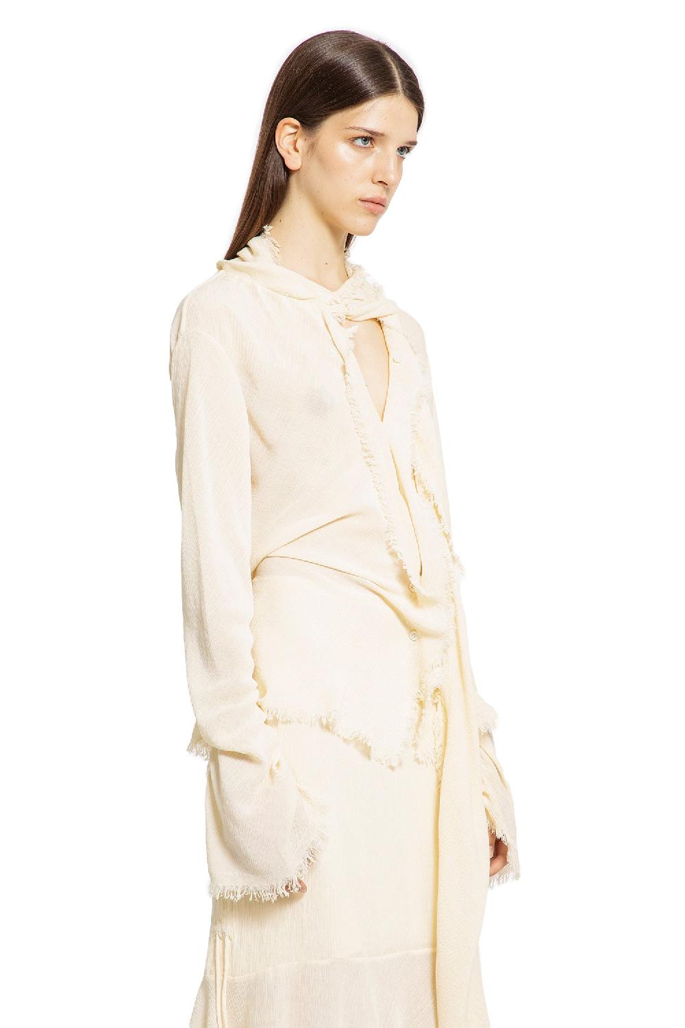 Antonioli ACNE STUDIOS WOMAN OFF-WHITE SHIRTS Sconto