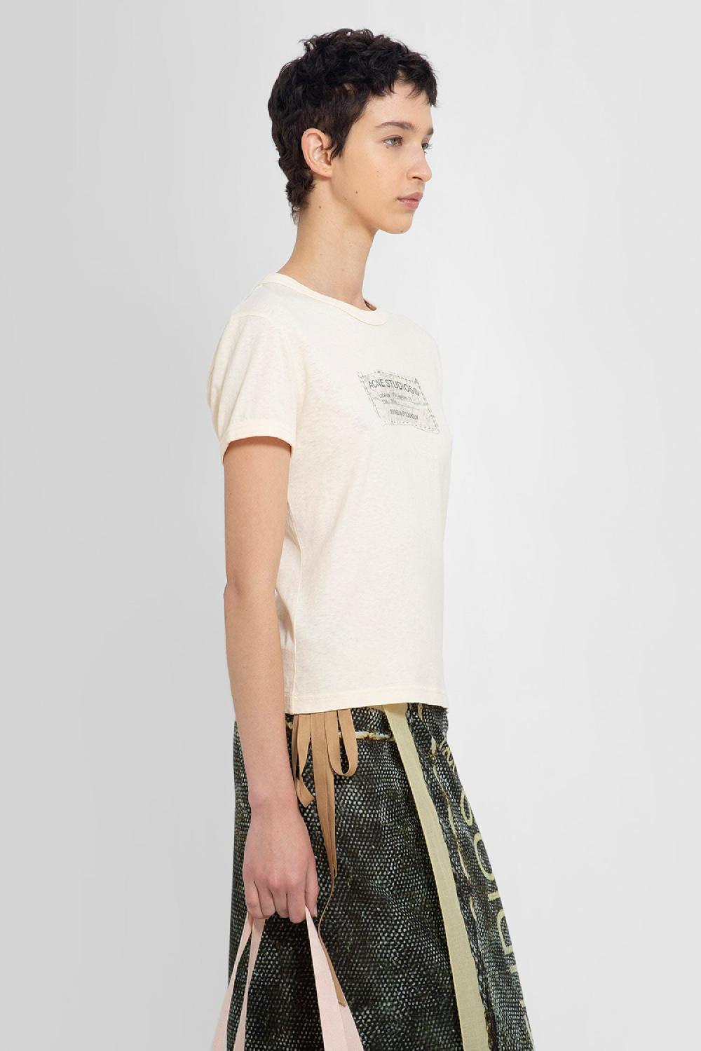 Antonioli ACNE STUDIOS WOMAN ORANGE T-SHIRTS & TANK TOPS Economico