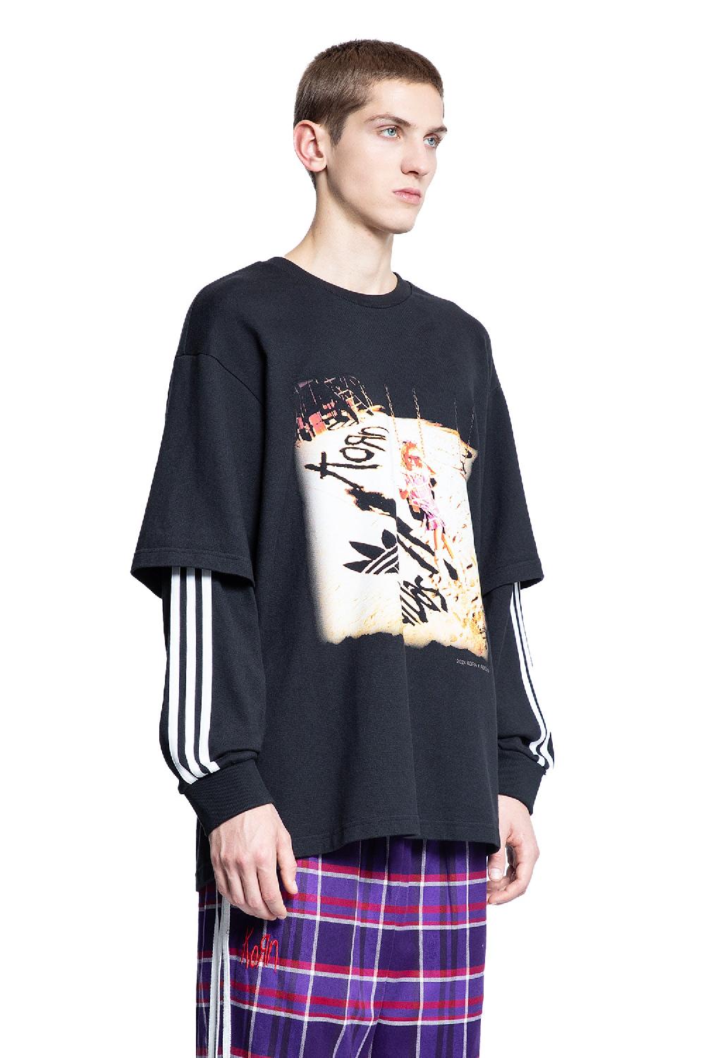 Antonioli ADIDAS MAN BLACK T-SHIRTS & TANK TOPS Spedizione gratuita