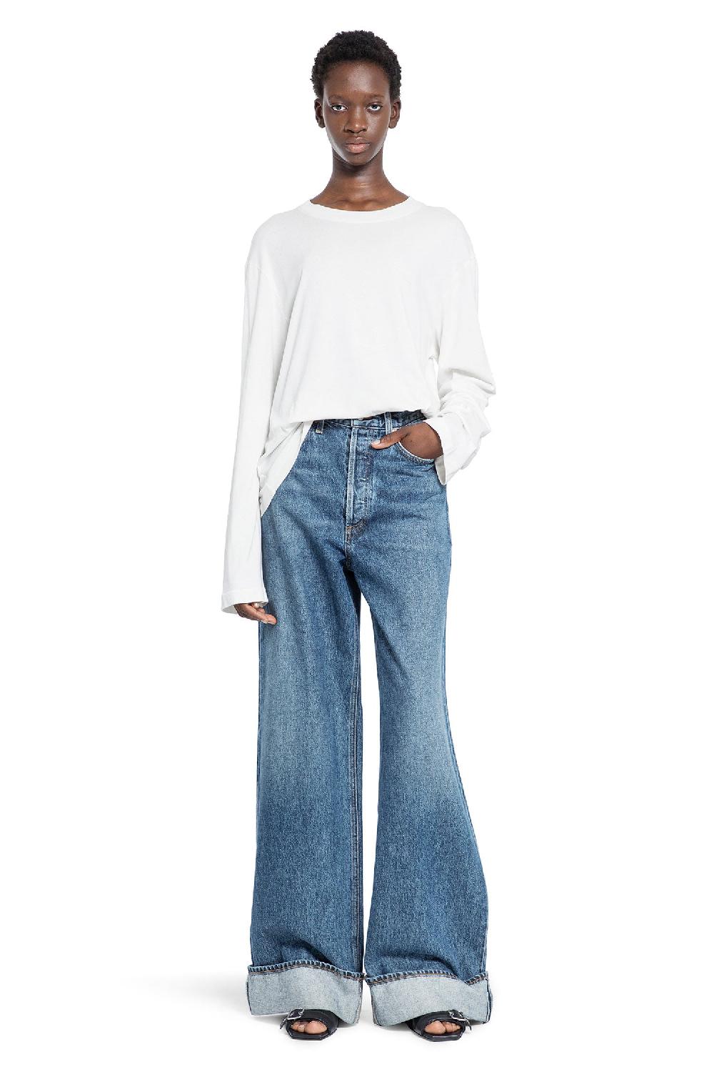Antonioli AGOLDE WOMAN WHITE T-SHIRTS & TANK TOPS Sostegno trimestrale
