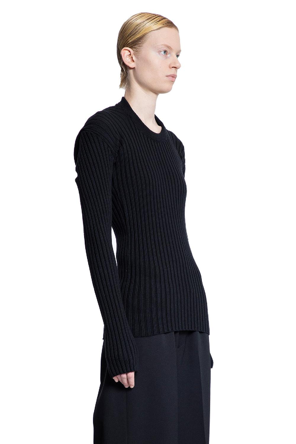 Antonioli ALAINPAUL WOMAN BLACK KNITWEAR Trasporto libero internazionale