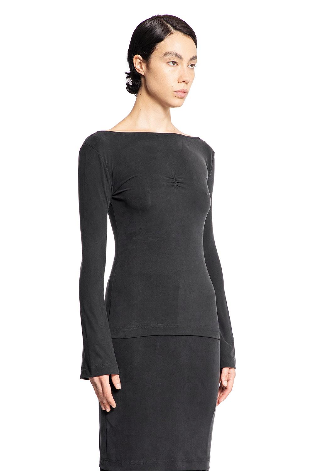 Antonioli ALAINPAUL WOMAN BLACK TOPS Esporta salva