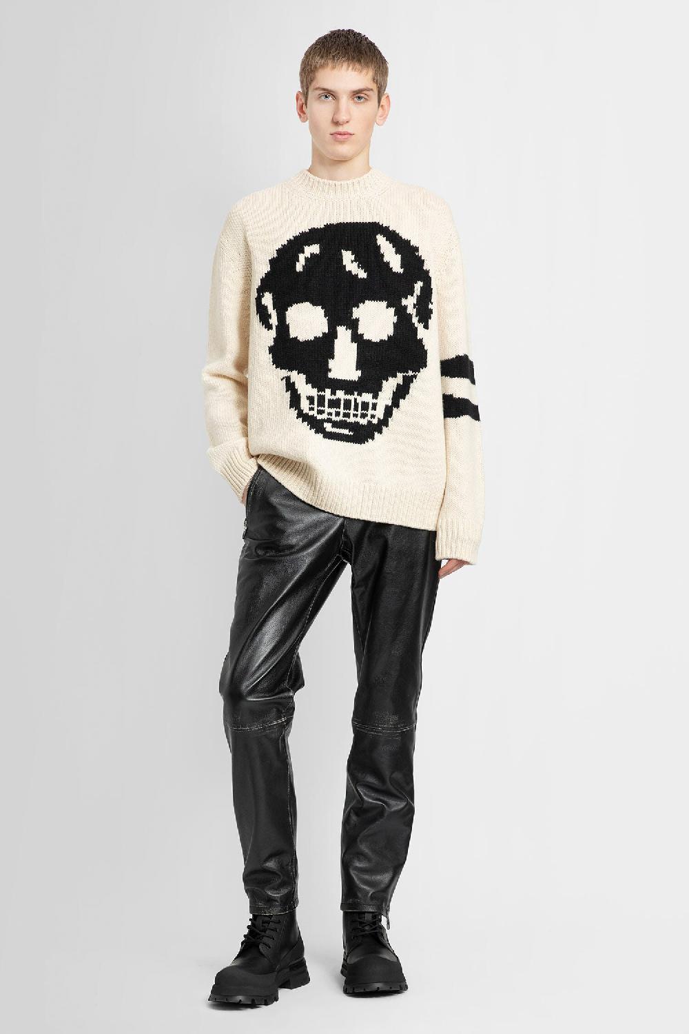 Antonioli ALEXANDER MCQUEEN MAN BEIGE KNITWEAR Italia