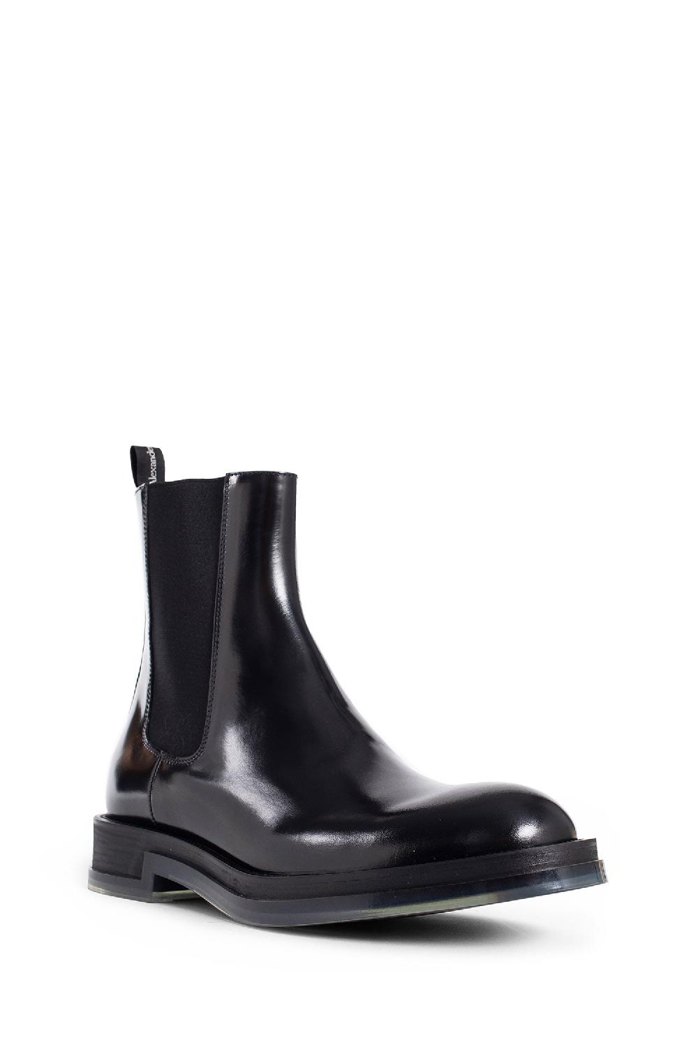 Antonioli ALEXANDER MCQUEEN MAN BLACK BOOTS Qualità
