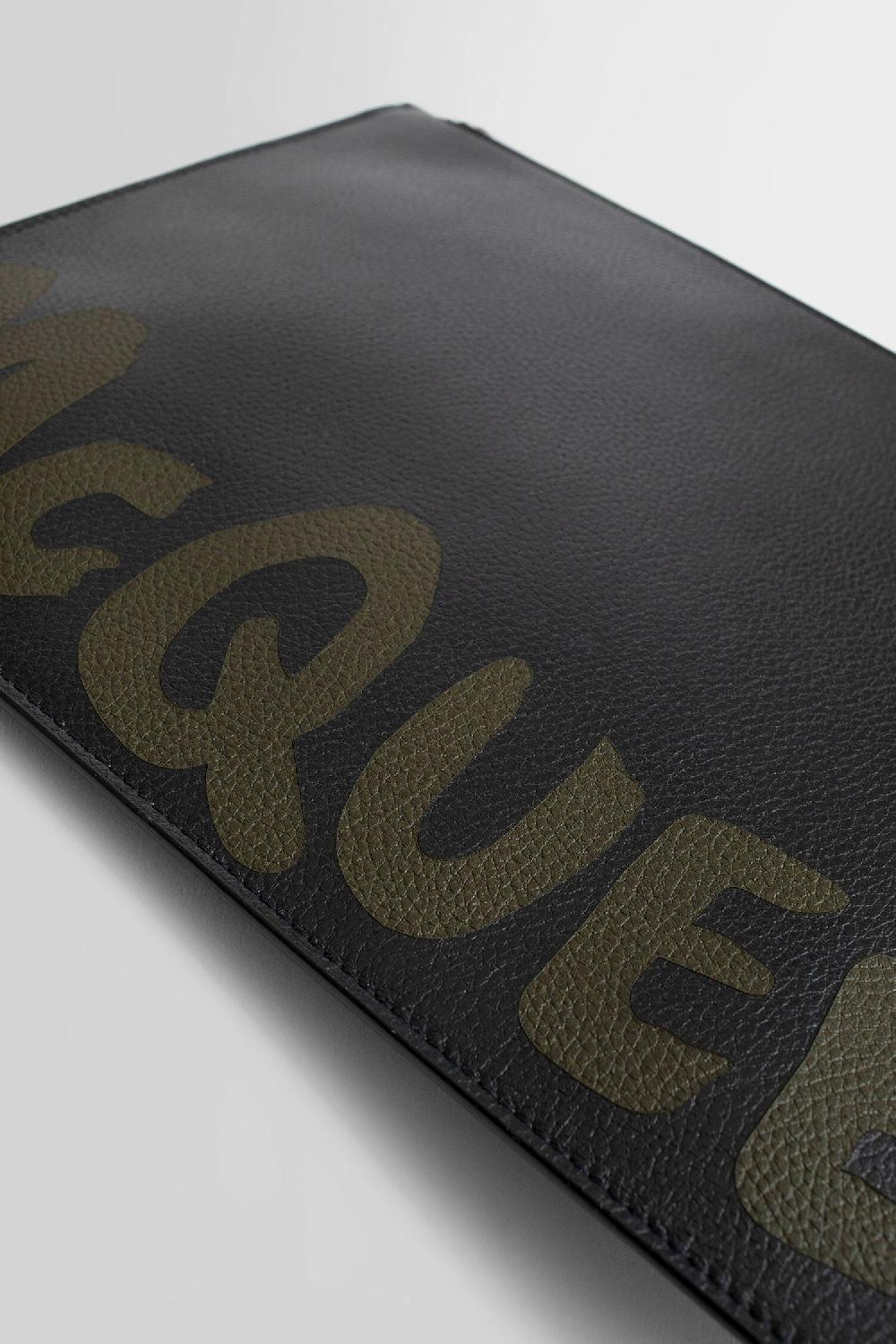 Antonioli ALEXANDER MCQUEEN MAN BLACK CLUTCHES & POUCHES Promozione