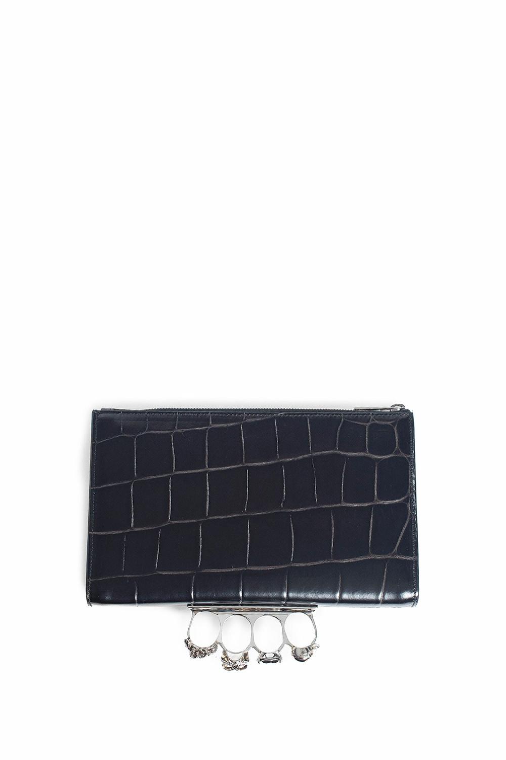 Antonioli ALEXANDER MCQUEEN MAN BLACK CLUTCHES & POUCHES Spedizione Gratuita