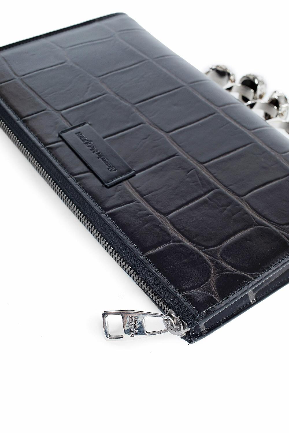 Antonioli ALEXANDER MCQUEEN MAN BLACK CLUTCHES & POUCHES Spedizione Gratuita