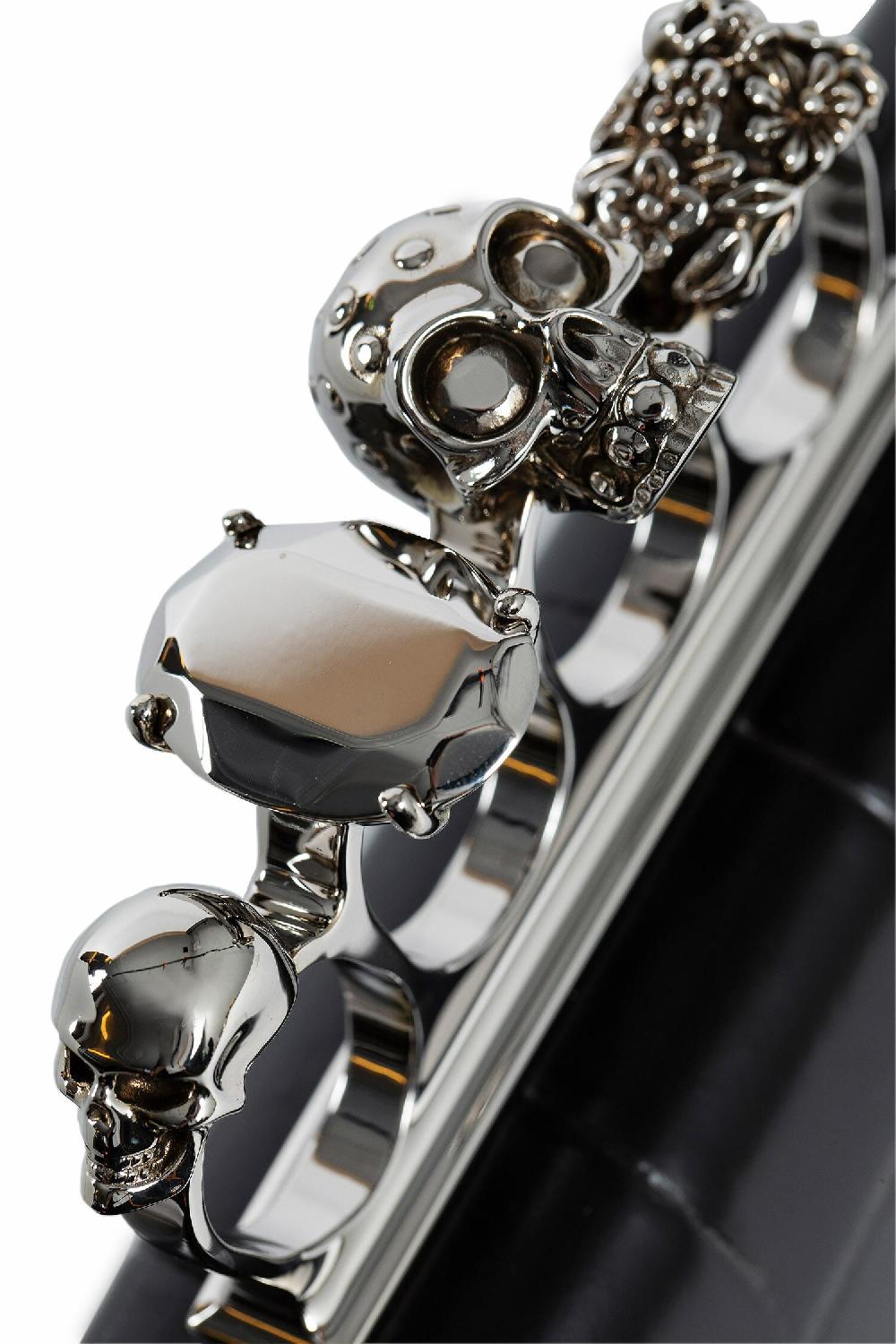 Antonioli ALEXANDER MCQUEEN MAN BLACK CLUTCHES & POUCHES Spedizione Gratuita