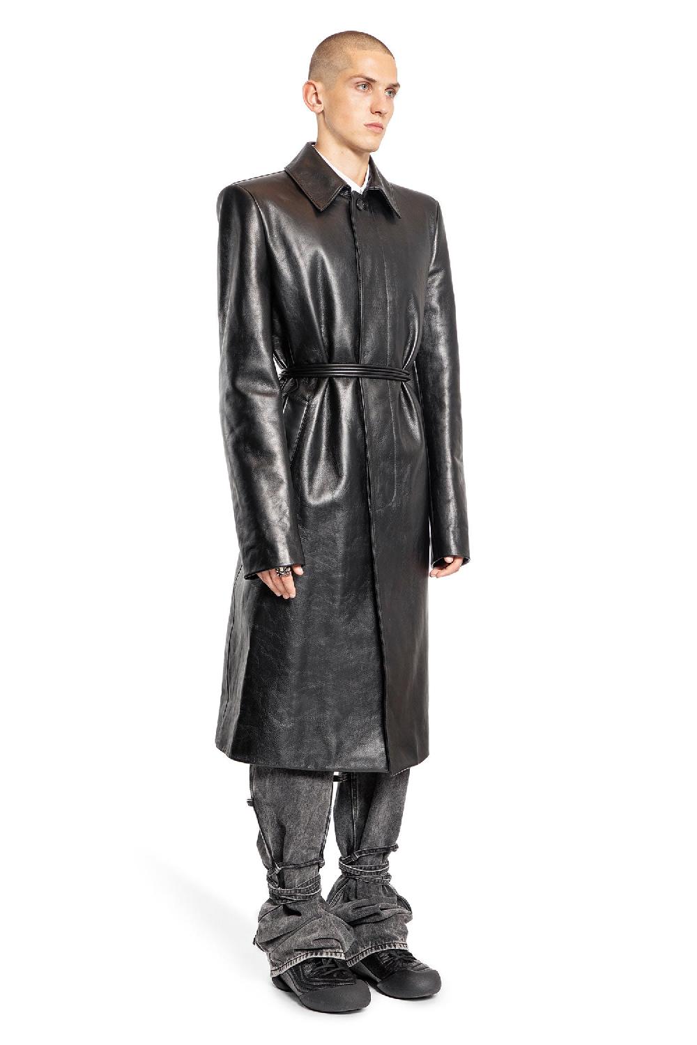 Antonioli ALEXANDER MCQUEEN MAN BLACK COATS Pezzi Unici