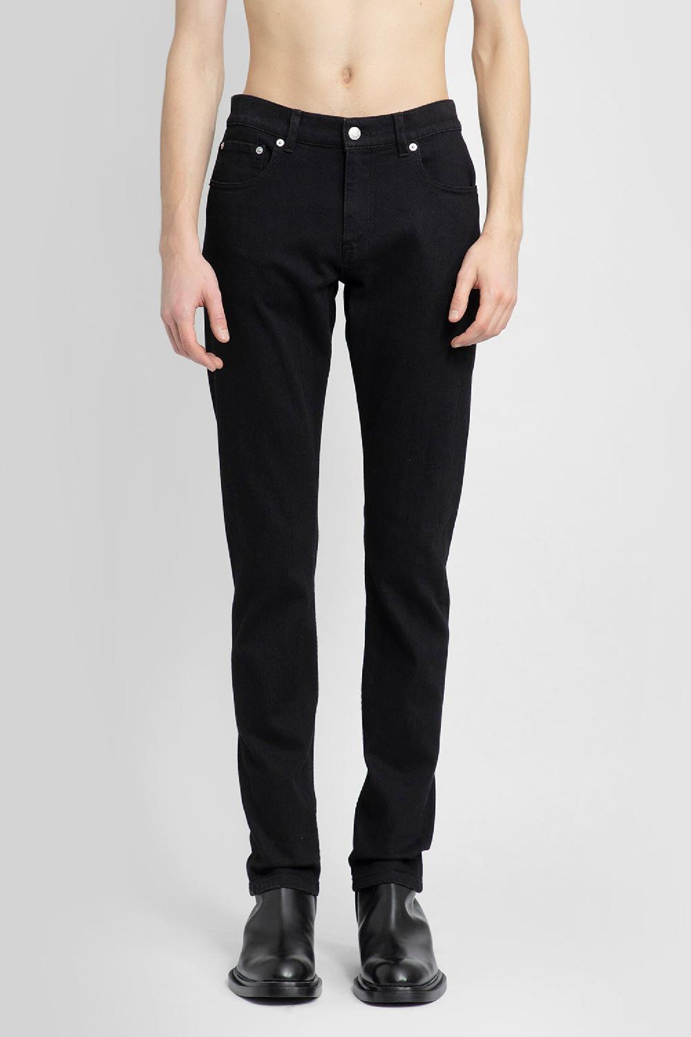 Antonioli ALEXANDER MCQUEEN MAN BLACK JEANS Consegna Veloce