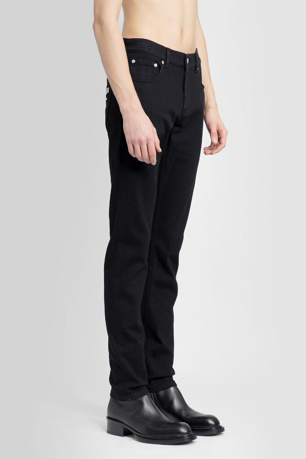 Antonioli ALEXANDER MCQUEEN MAN BLACK JEANS Consegna Veloce