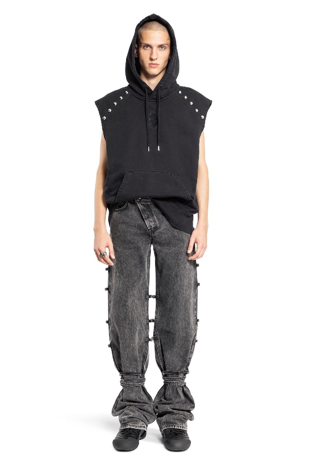 Antonioli ALEXANDER MCQUEEN MAN BLACK JEANS Promozione Limitata