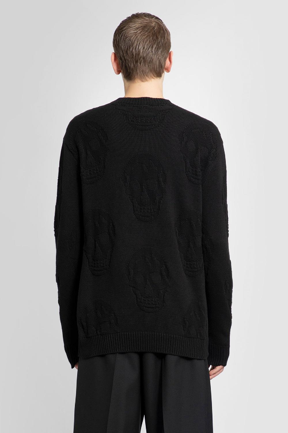 Antonioli ALEXANDER MCQUEEN MAN BLACK KNITWEAR Affare Del Giorno