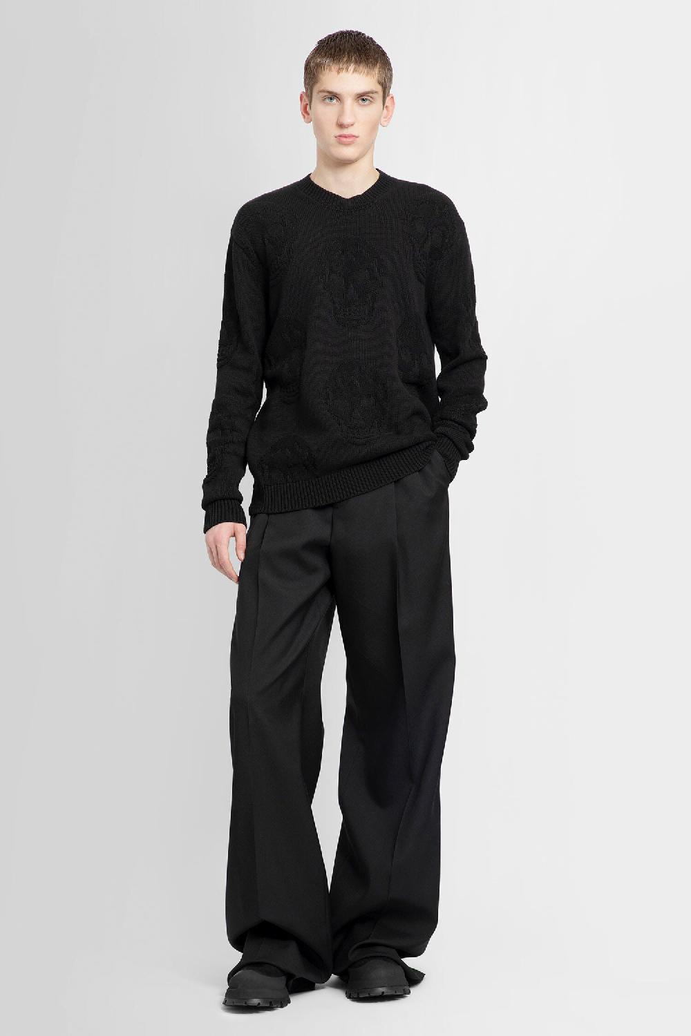 Antonioli ALEXANDER MCQUEEN MAN BLACK KNITWEAR Affare Del Giorno