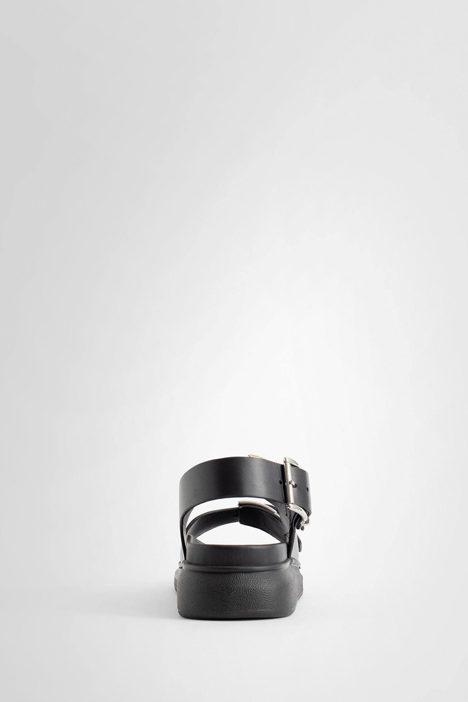 Antonioli ALEXANDER MCQUEEN MAN BLACK SANDALS & SLIDES Presa