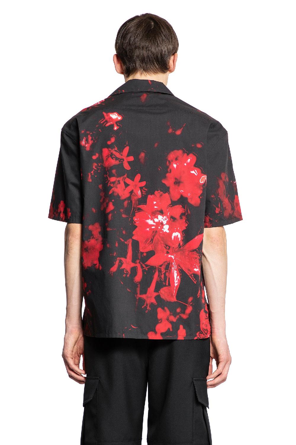 Antonioli ALEXANDER MCQUEEN MAN BLACK SHIRTS Sconto