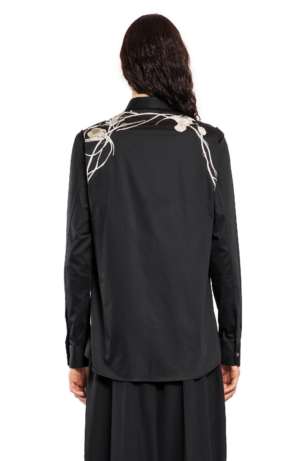Antonioli ALEXANDER MCQUEEN MAN BLACK SHIRTS Economico