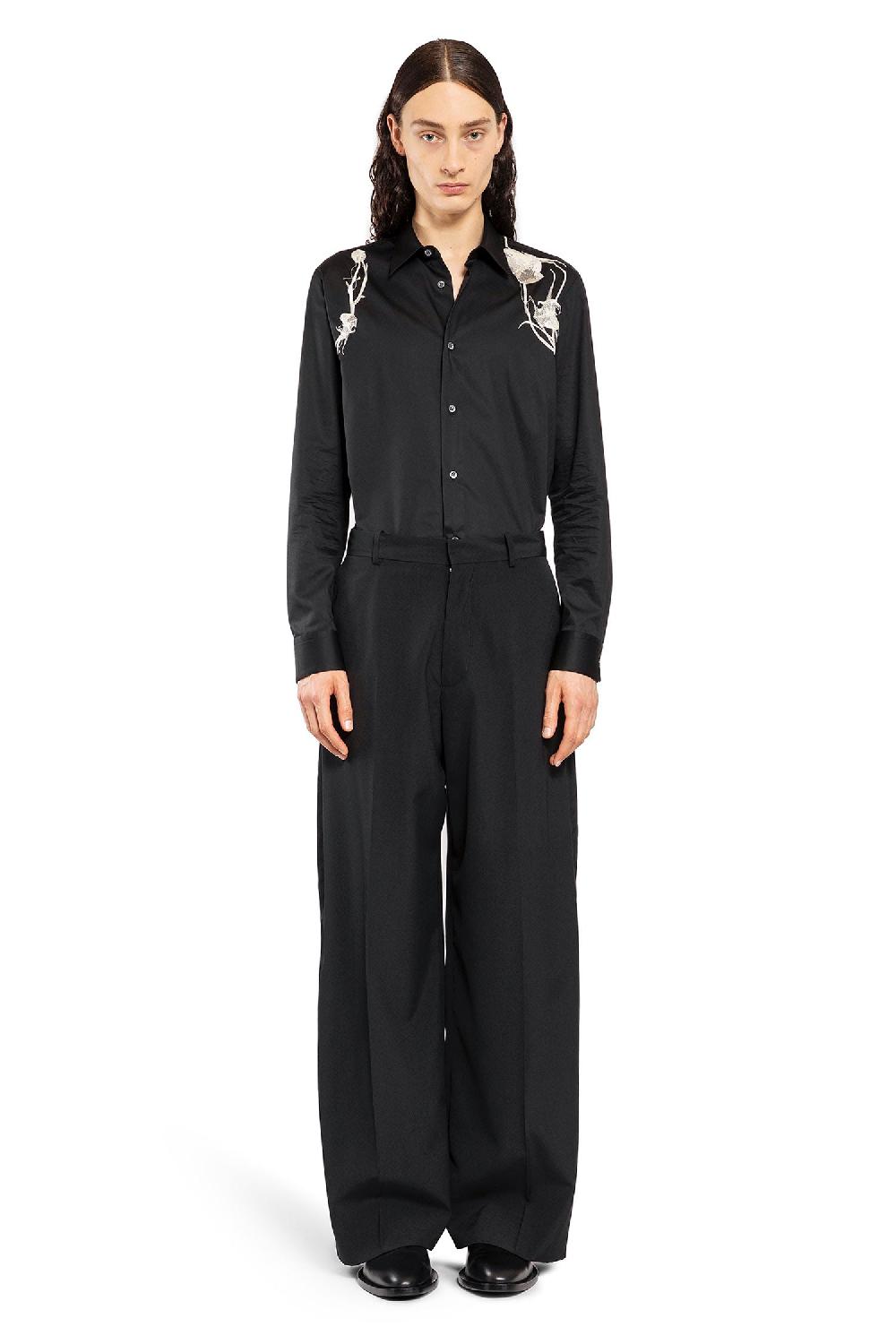 Antonioli ALEXANDER MCQUEEN MAN BLACK SHIRTS Economico