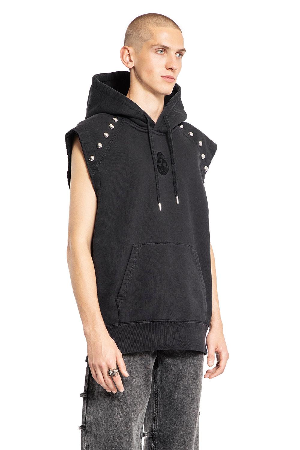 Antonioli ALEXANDER MCQUEEN MAN BLACK SWEATSHIRTS Vendita Calda
