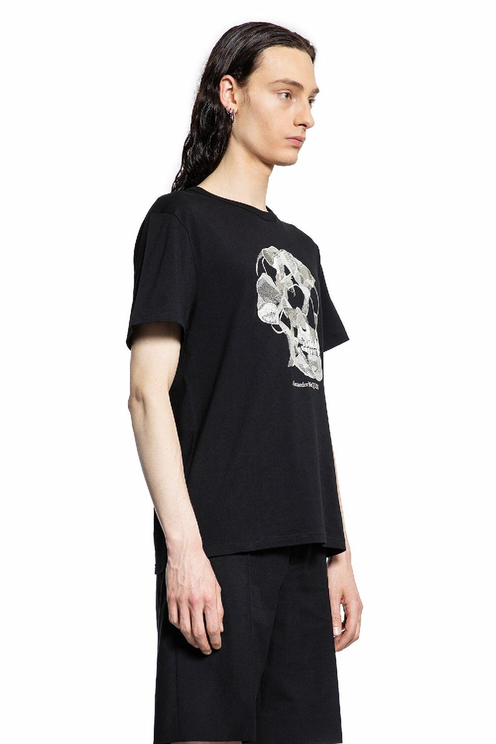 Antonioli ALEXANDER MCQUEEN MAN BLACK T-SHIRTS & TANK TOPS Vendite Flash