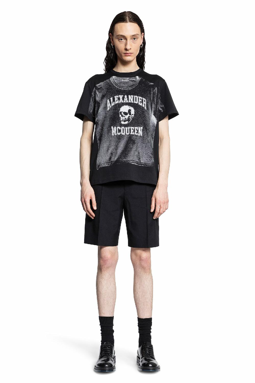 Antonioli ALEXANDER MCQUEEN MAN BLACK T-SHIRTS & TANK TOPS Negozio