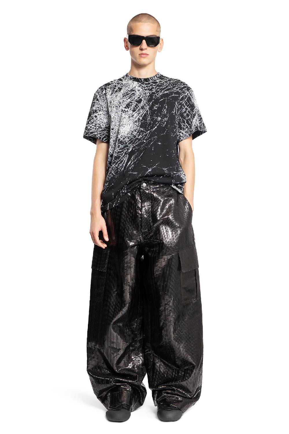 Antonioli ALEXANDER MCQUEEN MAN BLACK T-SHIRTS & TANK TOPS In Saldo