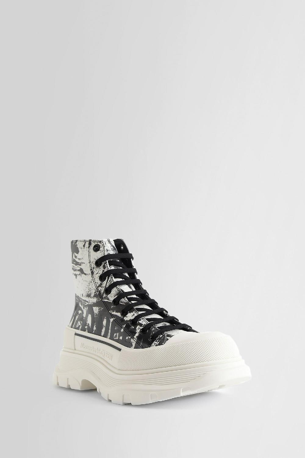 Antonioli ALEXANDER MCQUEEN MAN BLACK&WHITE BOOTS Offerta esclusiva
