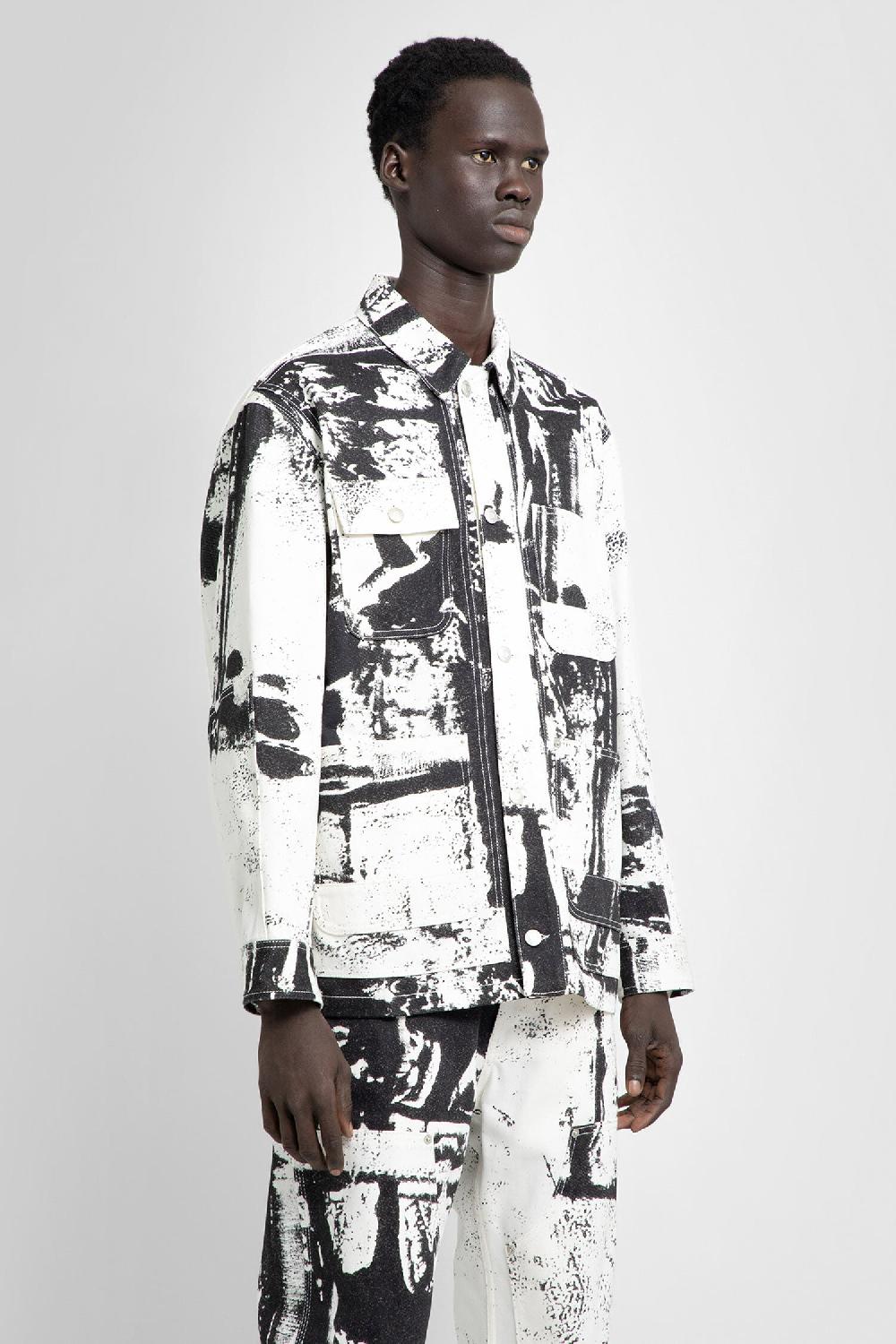 Antonioli ALEXANDER MCQUEEN MAN BLACK&WHITE JACKETS Vendite stagionali