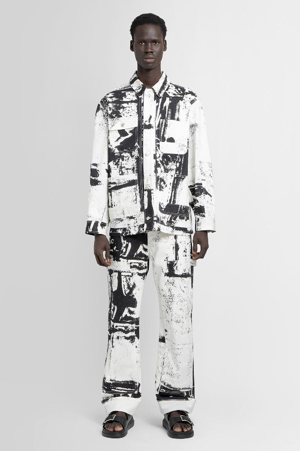 Antonioli ALEXANDER MCQUEEN MAN BLACK&WHITE JACKETS Vendite stagionali