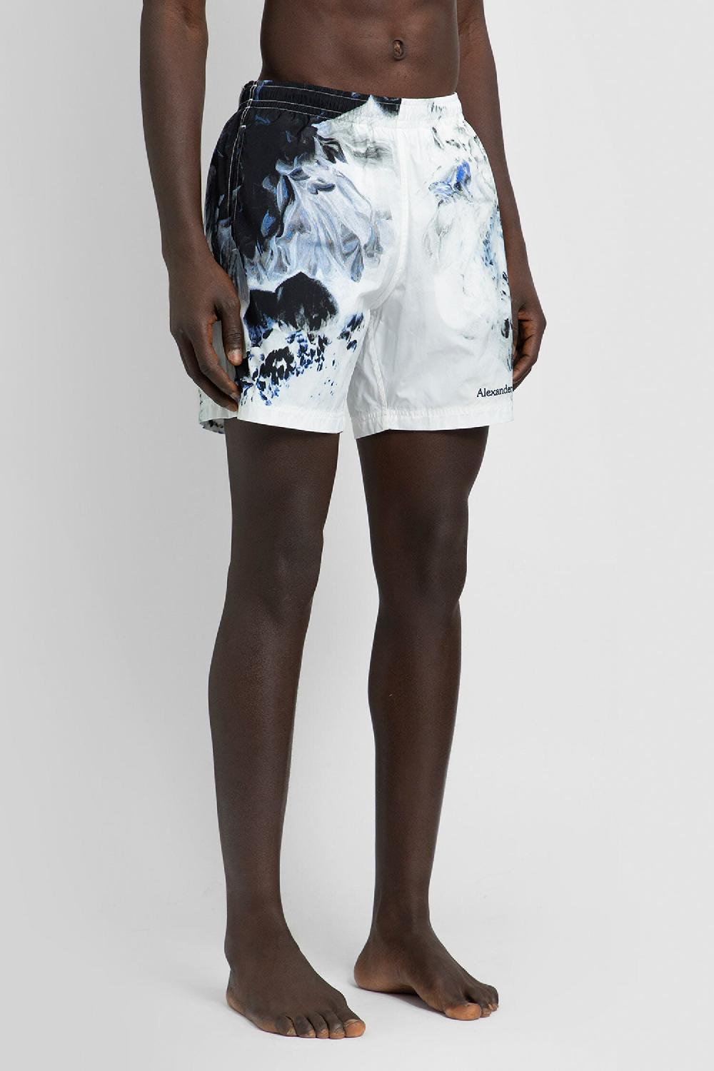 Antonioli ALEXANDER MCQUEEN MAN BLACK&WHITE SWIMWEAR Smaltimento dello stoccaggio