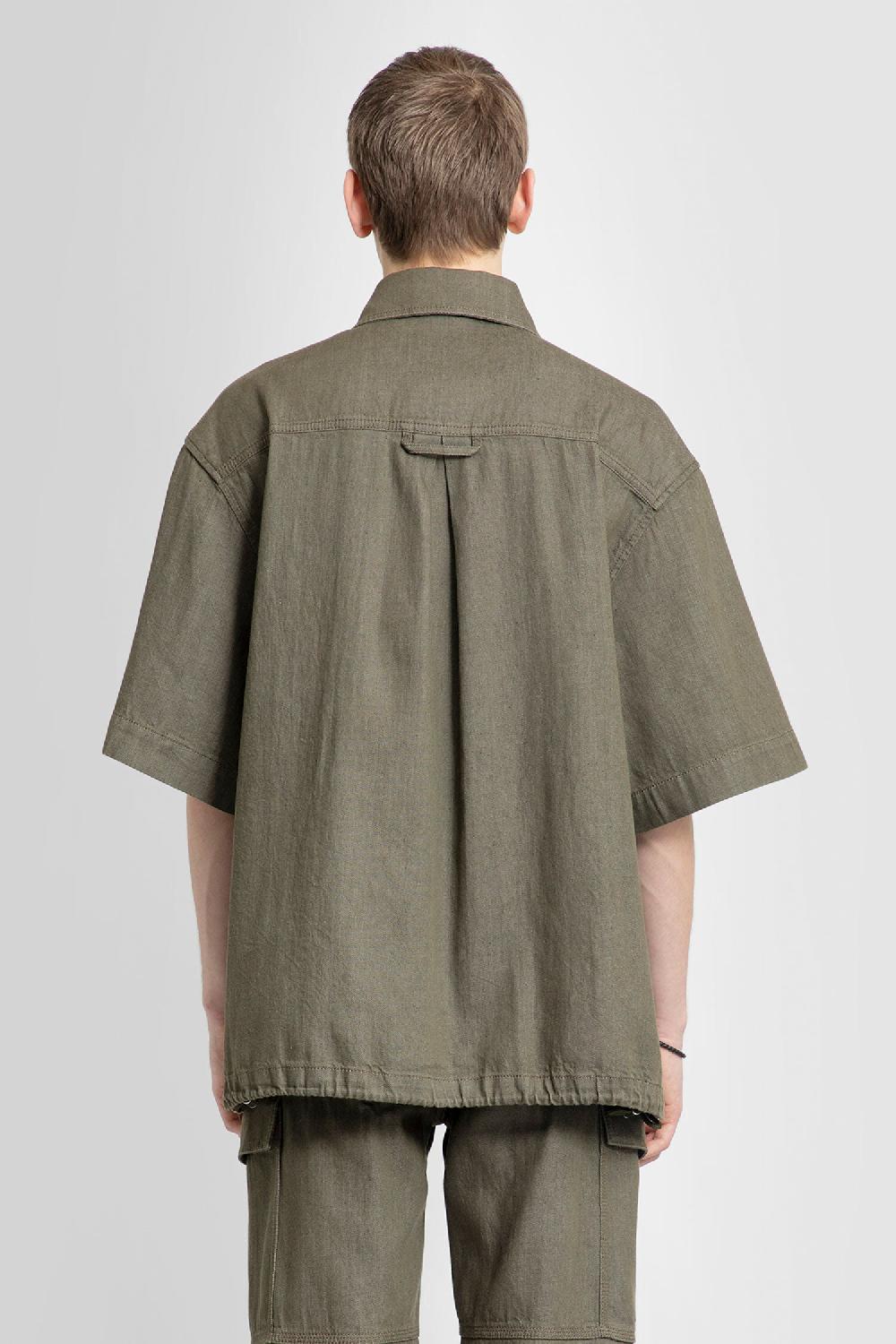 Antonioli ALEXANDER MCQUEEN MAN GREEN SHIRTS Offerta migliore