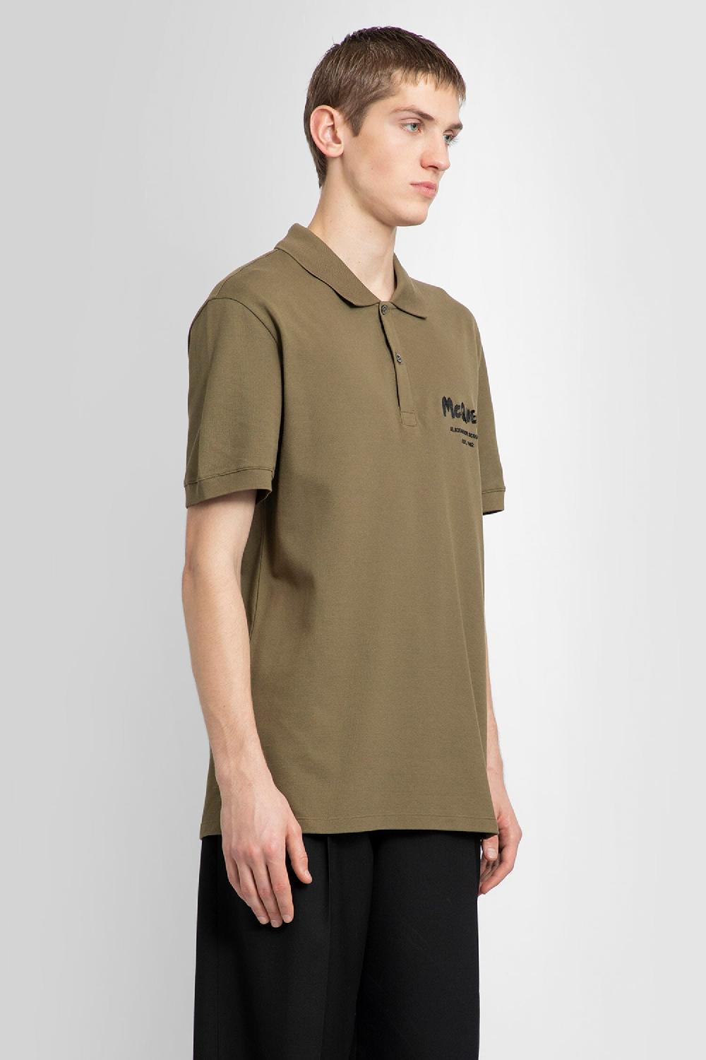 Antonioli ALEXANDER MCQUEEN MAN GREEN T-SHIRTS & TANK TOPS Latest fashion