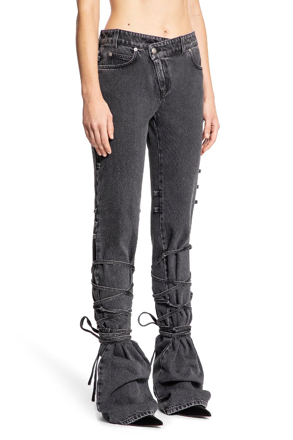 Antonioli ALEXANDER MCQUEEN WOMAN BLACK JEANS Officina