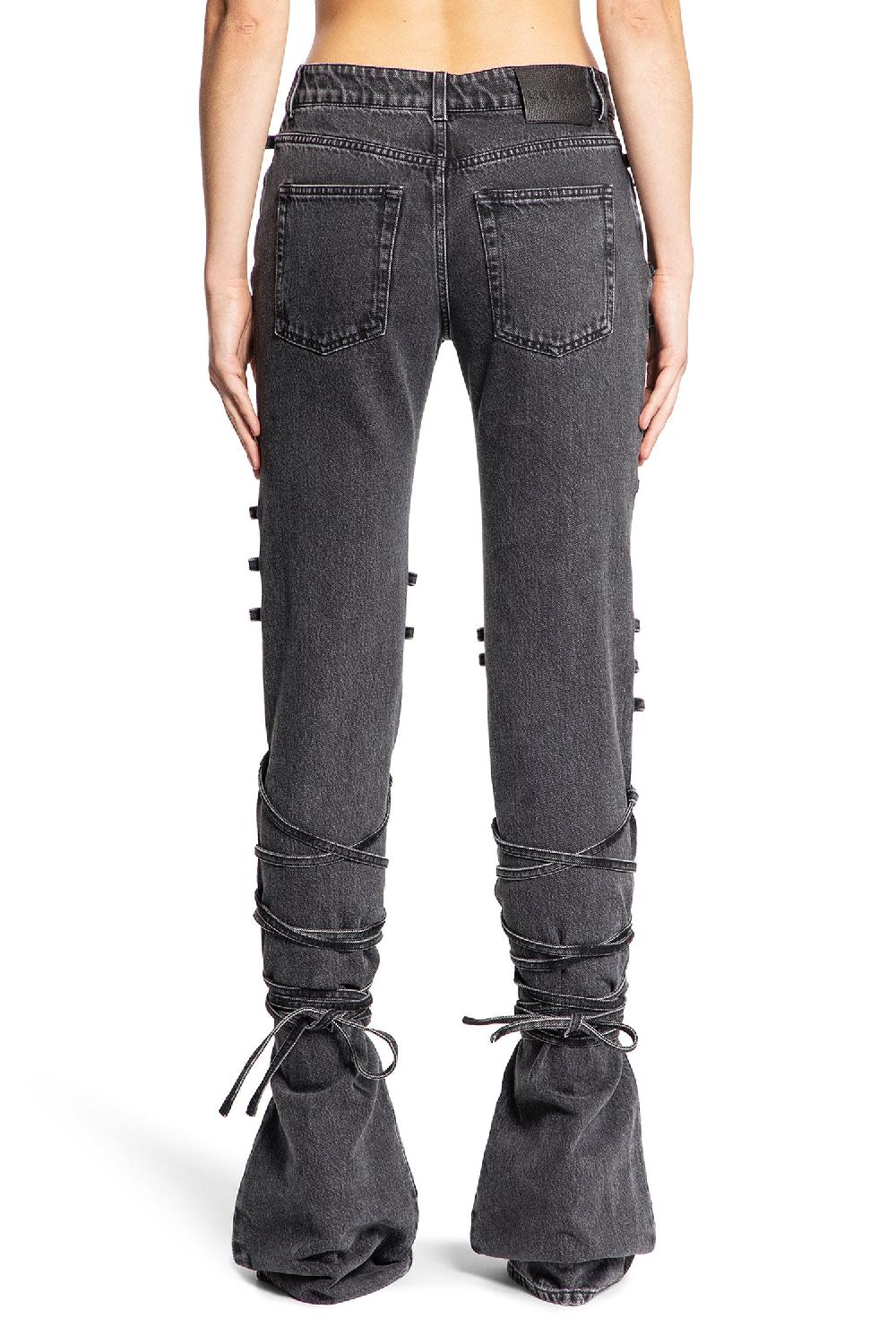 Antonioli ALEXANDER MCQUEEN WOMAN BLACK JEANS Officina