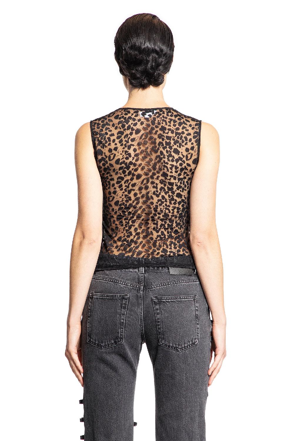 Antonioli ALEXANDER MCQUEEN WOMAN BLACK TOPS Soddisfazione Garantita