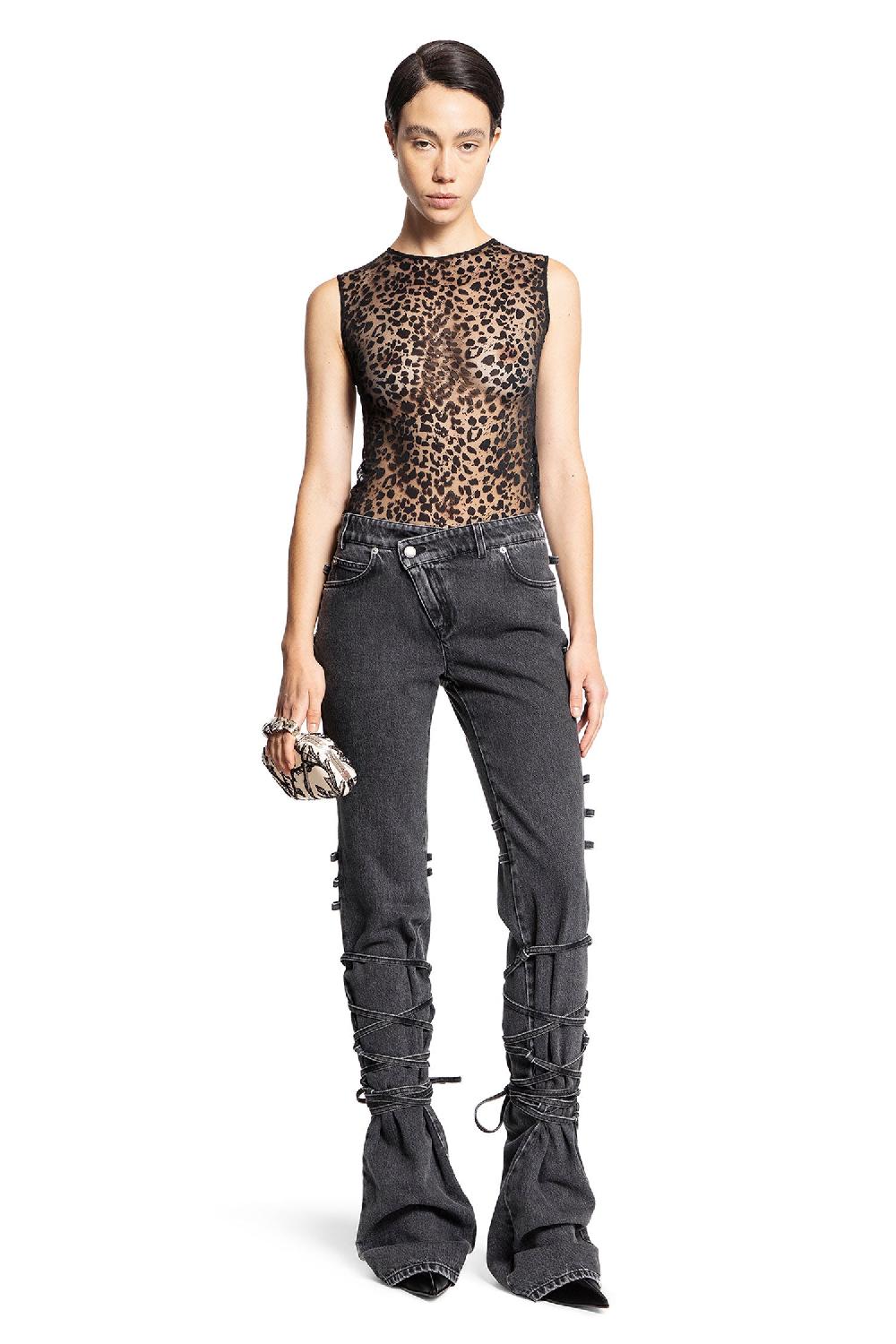 Antonioli ALEXANDER MCQUEEN WOMAN BLACK TOPS Soddisfazione Garantita