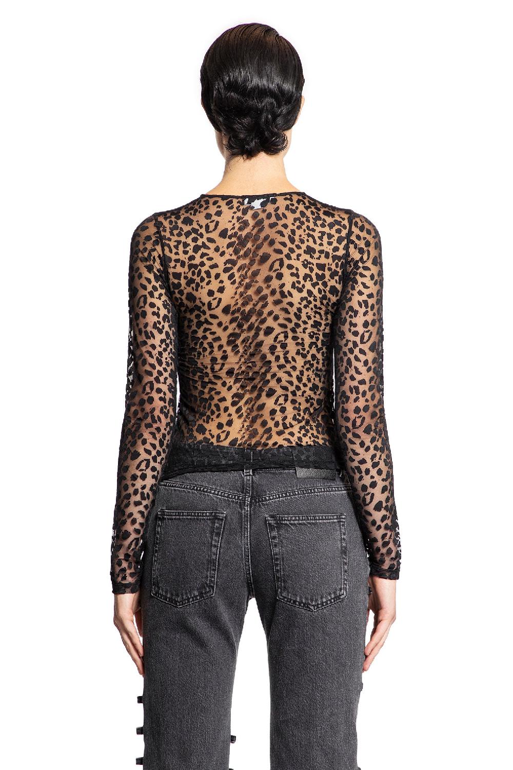 Antonioli ALEXANDER MCQUEEN WOMAN BLACK TOPS Qualità Garantita