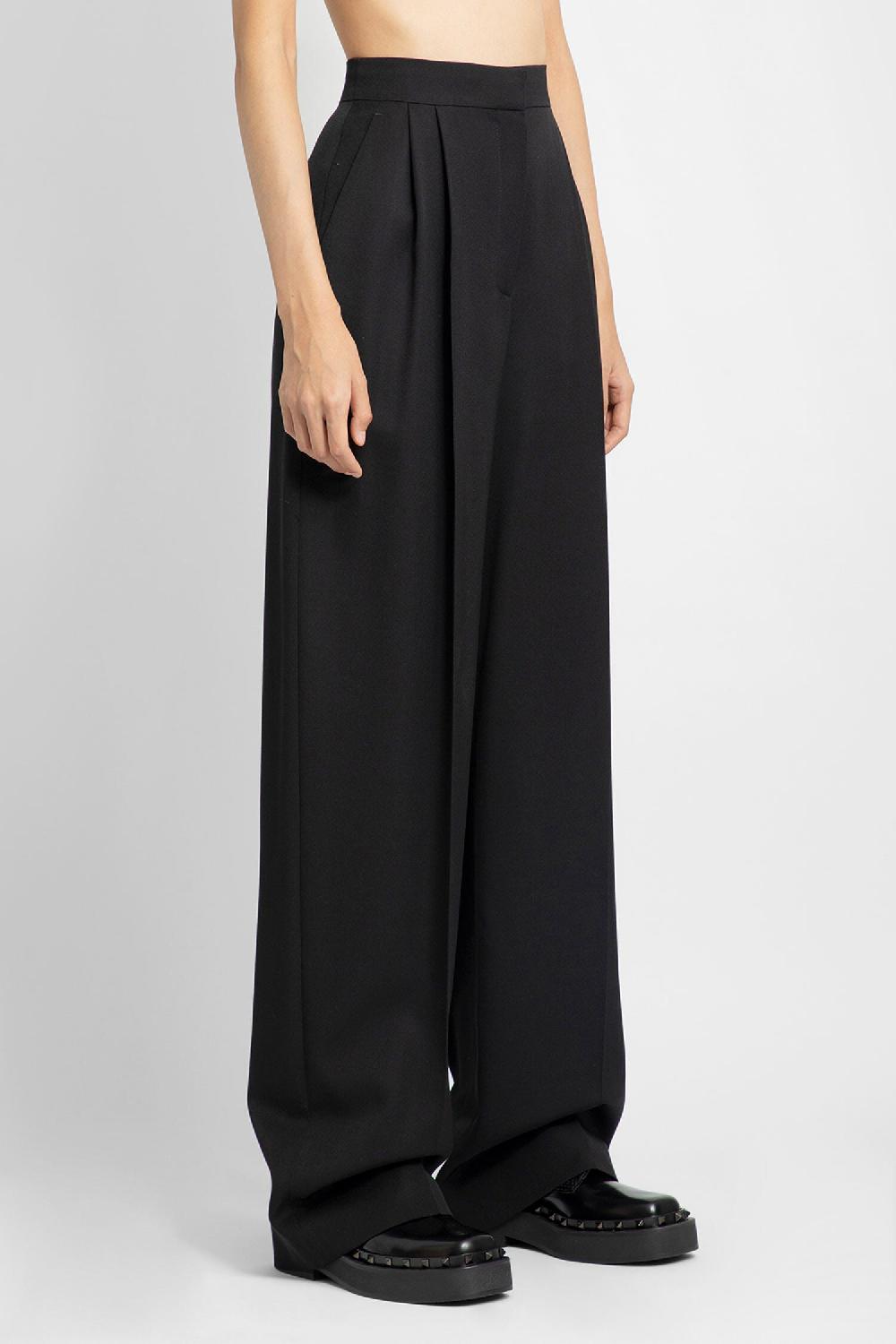 Antonioli ALEXANDER MCQUEEN WOMAN BLACK TROUSERS Negozi Online