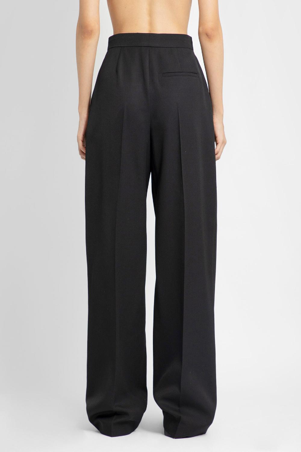 Antonioli ALEXANDER MCQUEEN WOMAN BLACK TROUSERS Negozi Online