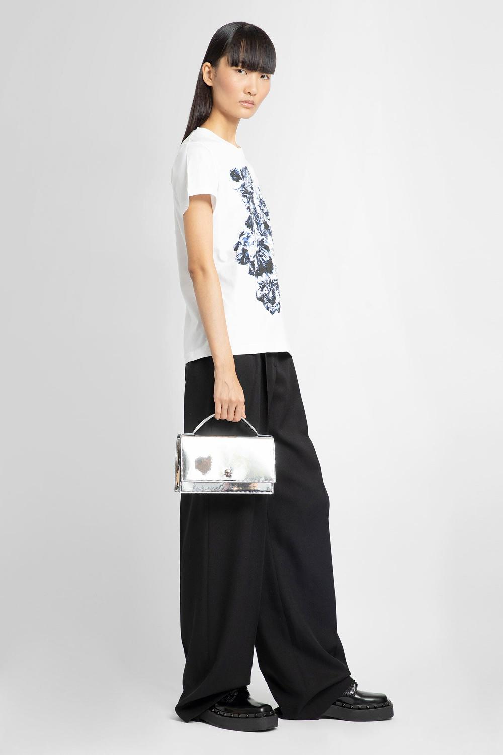 Antonioli ALEXANDER MCQUEEN WOMAN BLACK TROUSERS Negozi Online