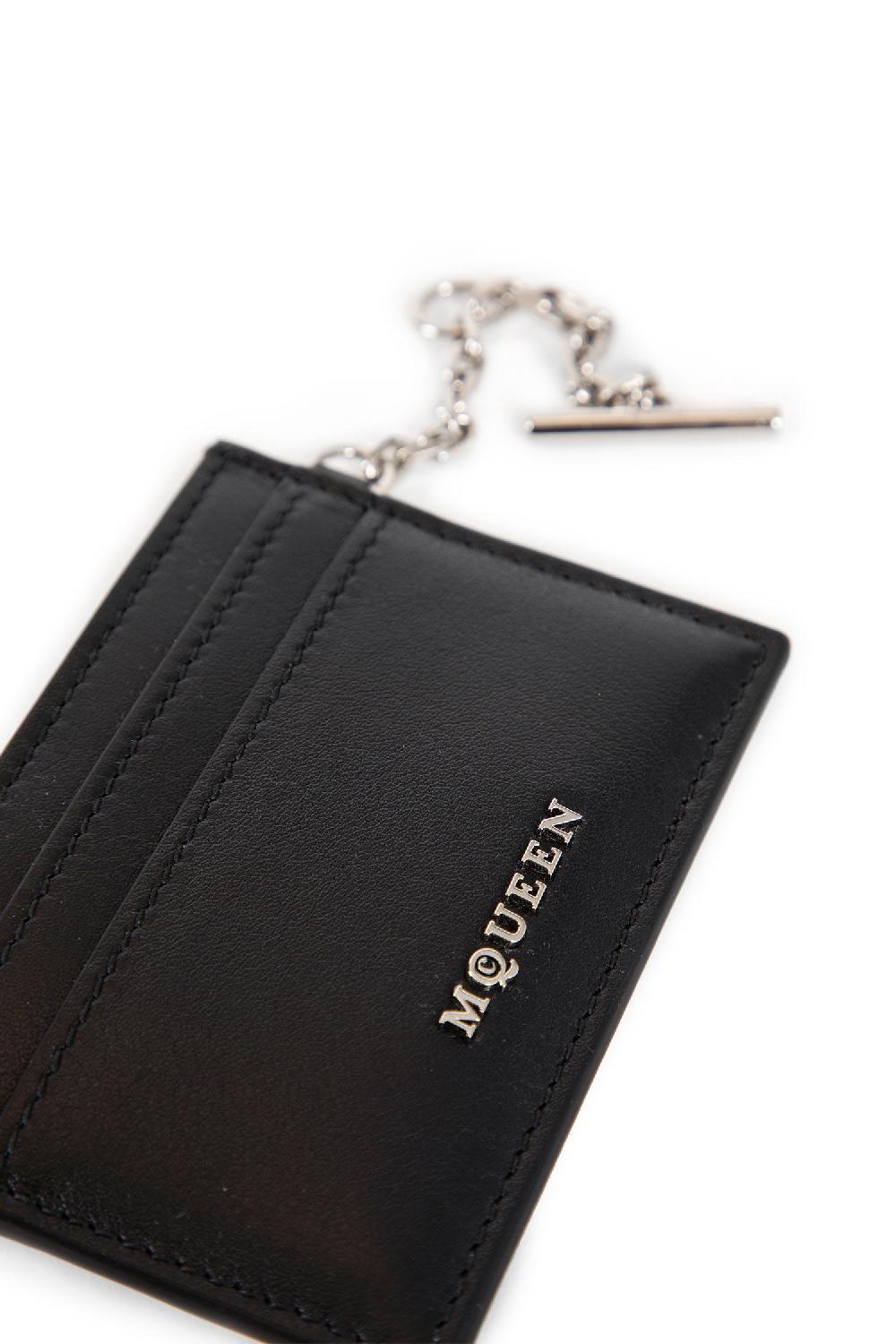 Antonioli ALEXANDER MCQUEEN WOMAN BLACK WALLETS & CARDHOLDERS Consegna Veloce