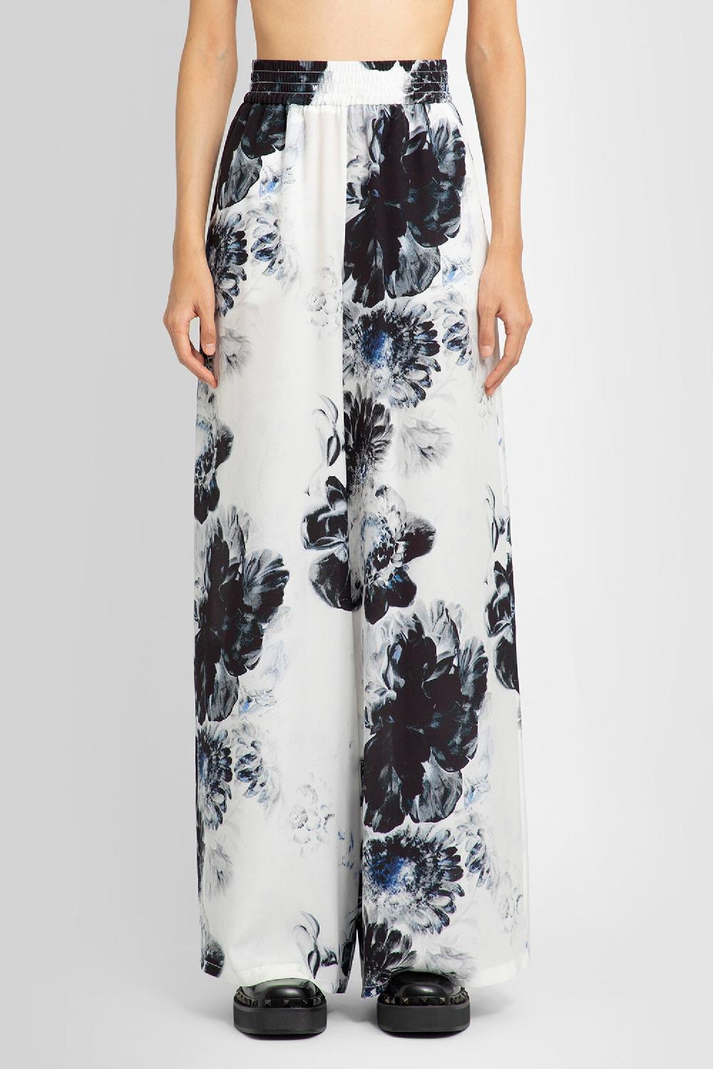 Antonioli ALEXANDER MCQUEEN WOMAN BLACK&WHITE TROUSERS Sottocosto