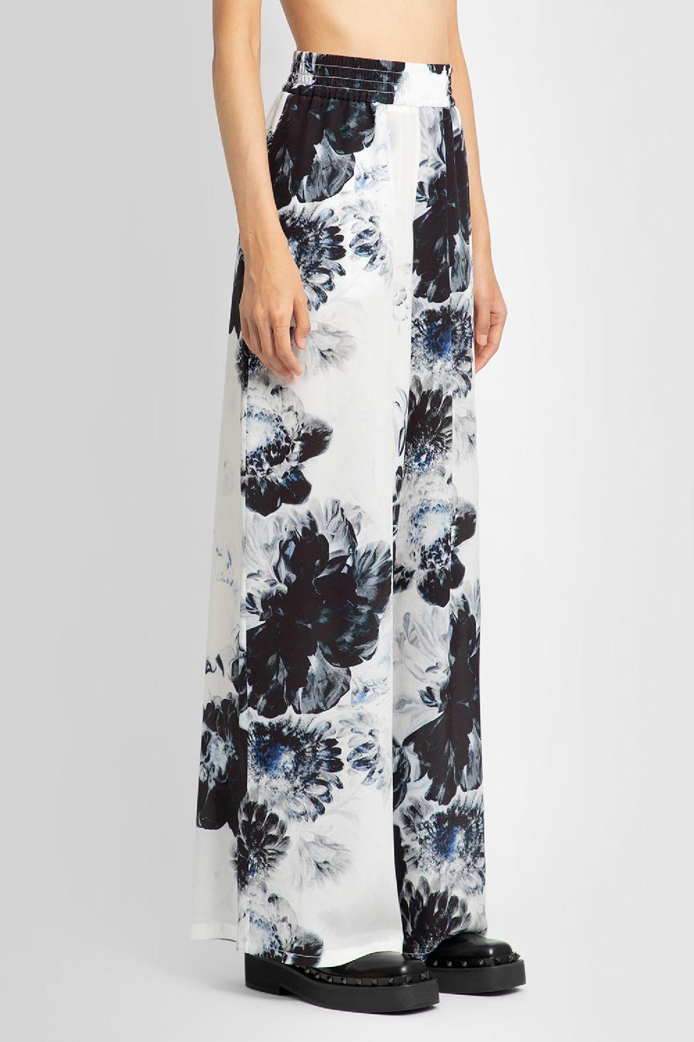 Antonioli ALEXANDER MCQUEEN WOMAN BLACK&WHITE TROUSERS Sottocosto