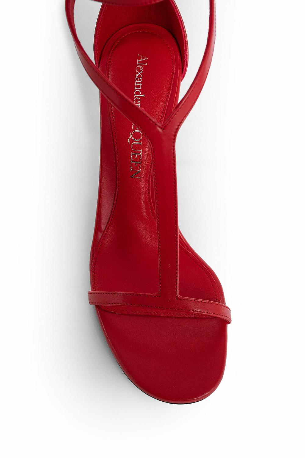 Antonioli ALEXANDER MCQUEEN WOMAN RED SANDALS & SLIDES Hotsell