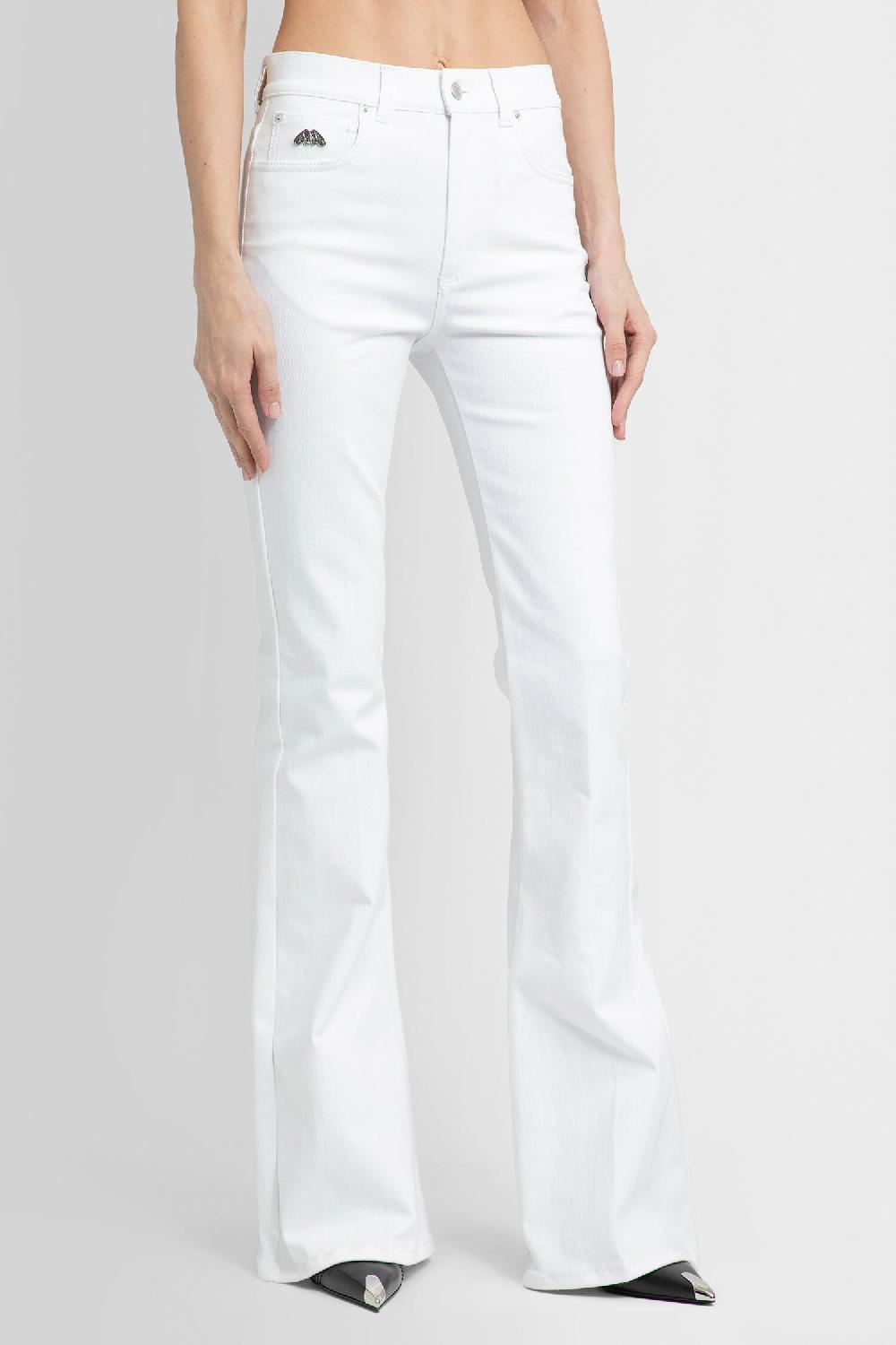 Antonioli ALEXANDER MCQUEEN WOMAN WHITE JEANS Vendite Flash
