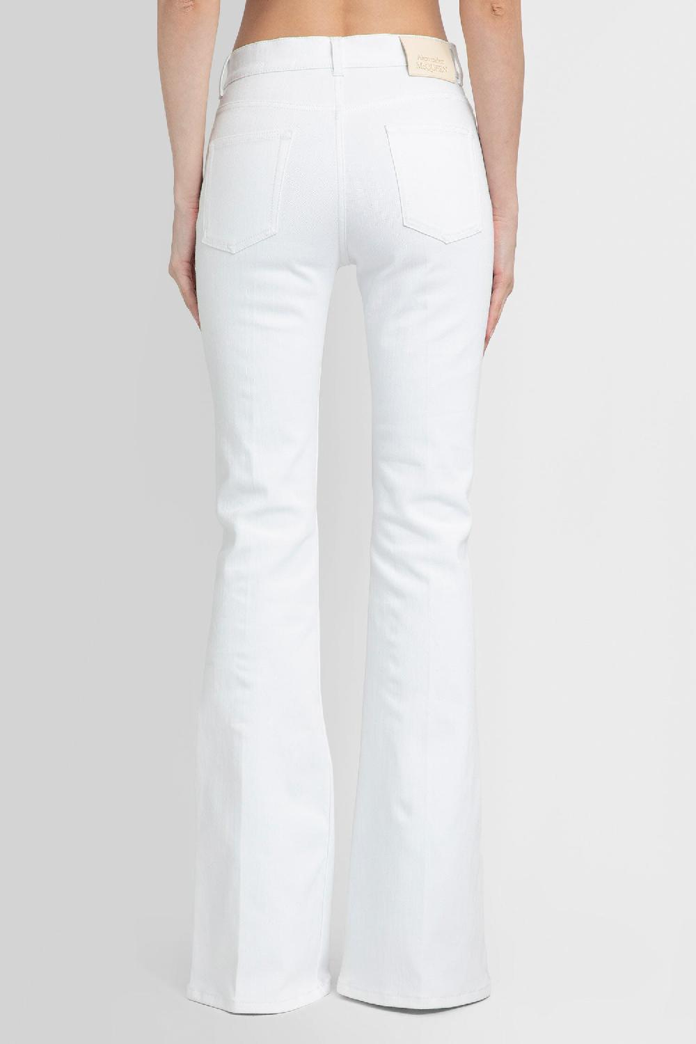 Antonioli ALEXANDER MCQUEEN WOMAN WHITE JEANS Vendite Flash