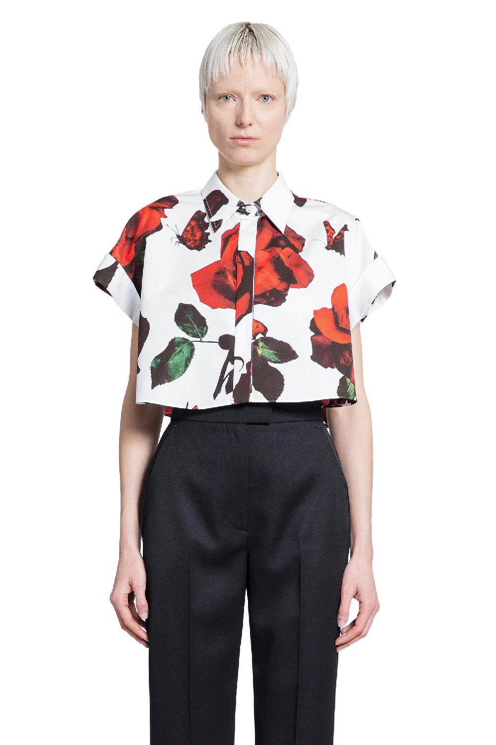 Antonioli ALEXANDER MCQUEEN WOMAN WHITE SHIRTS Negozio