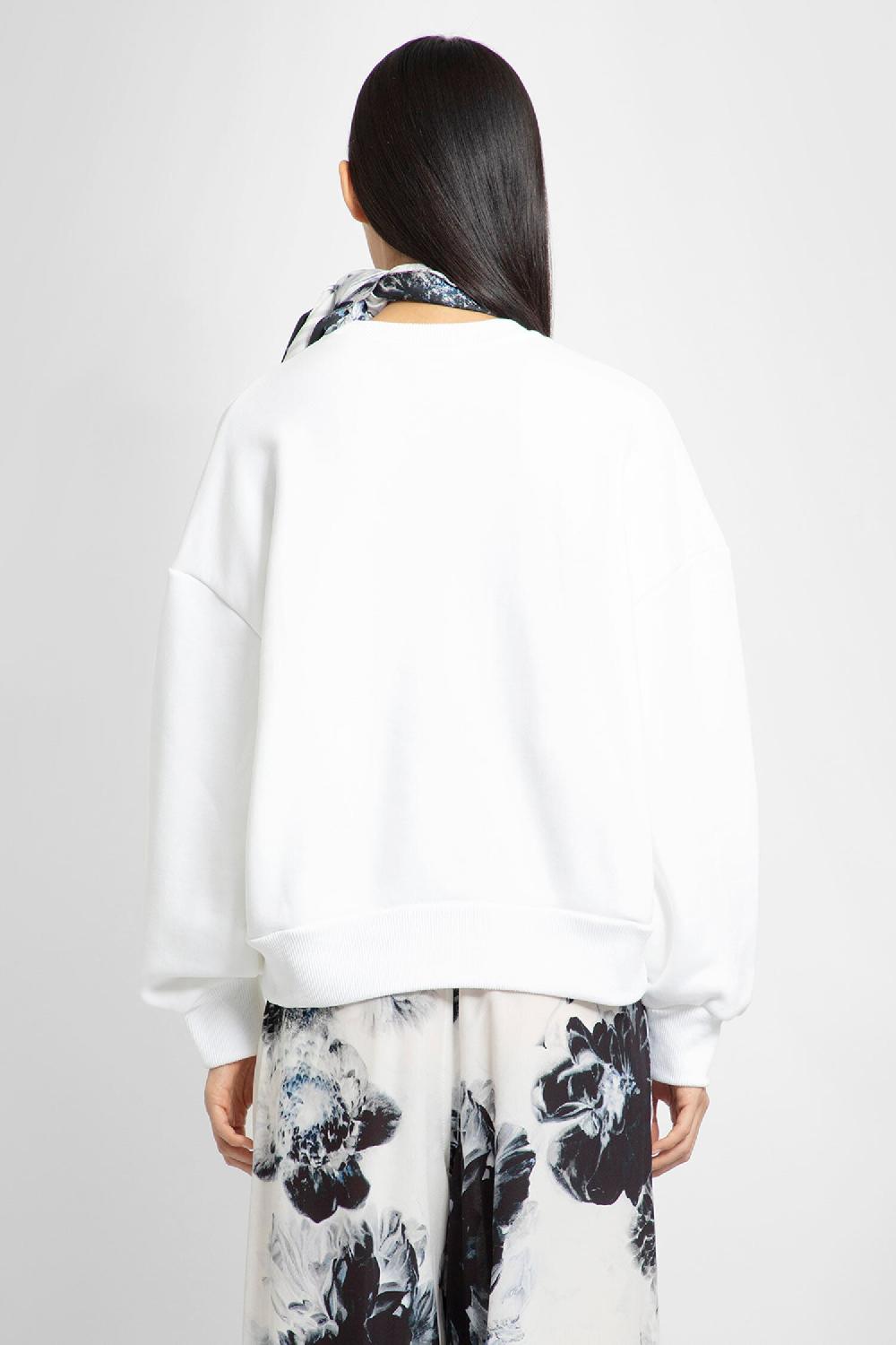 Antonioli ALEXANDER MCQUEEN WOMAN WHITE SWEATSHIRTS Prezzo di fabbrica