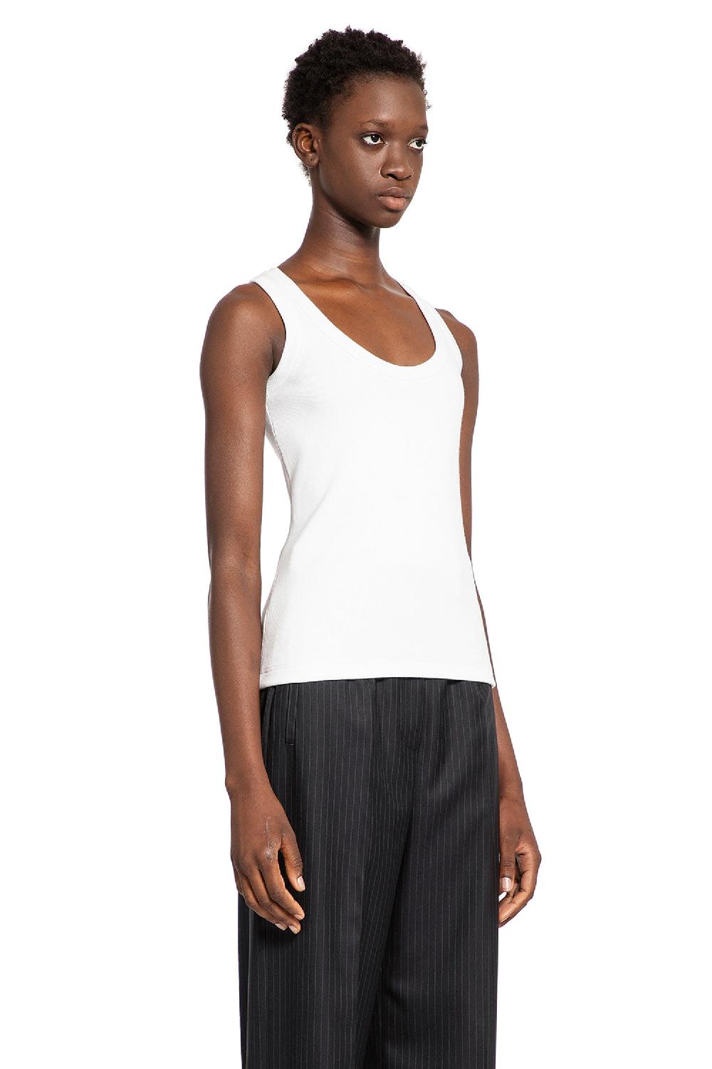 Antonioli ALEXANDER MCQUEEN WOMAN WHITE T-SHIRTS & TANK TOPS Grande vendita